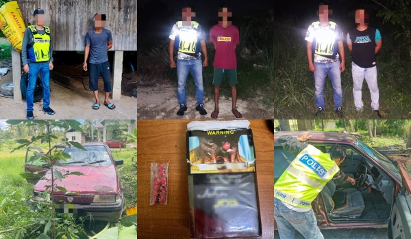 Batalion 7 Pasukan Gerakan Am (PGA) melakukan dua serbuan berasingan menerusi Op Taring Wawasan pada Jumaat lalu/Foto Facebook PGA